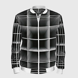 Мужской бомбер Кубический каркас