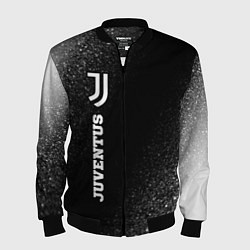 Мужской бомбер Juventus sport на темном фоне по-вертикали