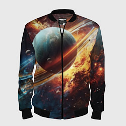 Мужской бомбер Большая планета