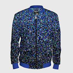 Мужской бомбер Шум пикселей