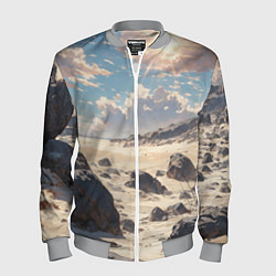 Мужской бомбер Аниме пляж