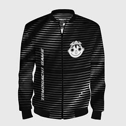 Мужской бомбер Tomodachi Game metal anime lines