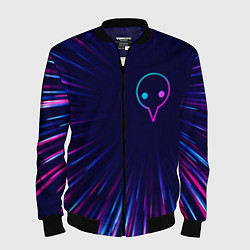 Мужской бомбер Evangelion neon blast lines
