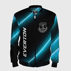 Мужской бомбер Everton неоновые лампы