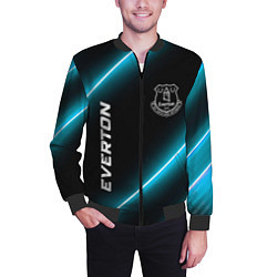 Бомбер мужской Everton неоновые лампы, цвет: 3D-черный — фото 2