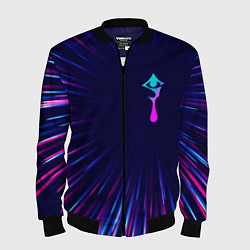 Мужской бомбер Hellsing neon blast lines