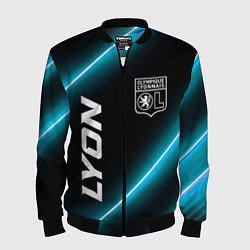 Мужской бомбер Lyon неоновые лампы