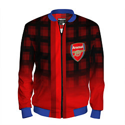 Бомбер мужской Arsenal fc sport geometry steel, цвет: 3D-синий