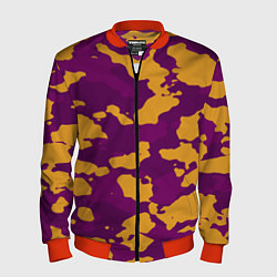 Бомбер мужской Песчанный камуфляж милитраи, цвет: 3D-красный
