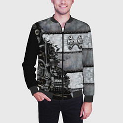 Бомбер мужской Mechanic Iron, цвет: 3D-черный — фото 2