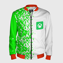 Мужской бомбер Xbox кислотные зеленые краски