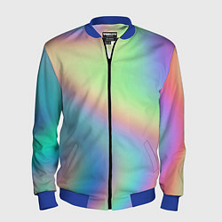 Мужской бомбер Бензиновый градиент