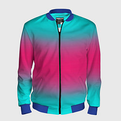 Мужской бомбер Градиент текстура неон