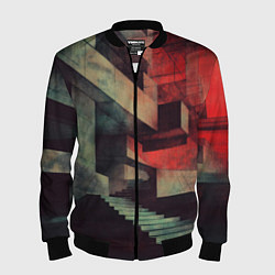 Мужской бомбер Бетонный брутализм