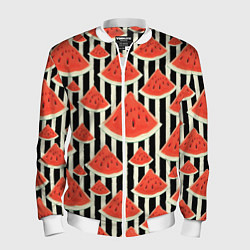 Мужской бомбер Арбузные дольки