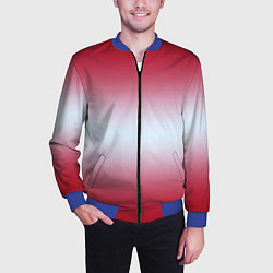 Бомбер мужской Gradient color, цвет: 3D-синий — фото 2