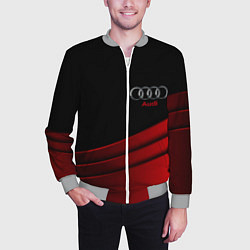 Бомбер мужской AUDI carbon metal, цвет: 3D-меланж — фото 2