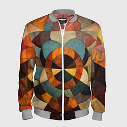 Мужской бомбер Винтажная мозайка