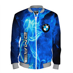Бомбер мужской BMW flower flame, цвет: 3D-меланж