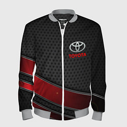 Бомбер мужской Toyota auto car, цвет: 3D-меланж