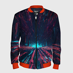 Мужской бомбер Абстрактный путь в портал