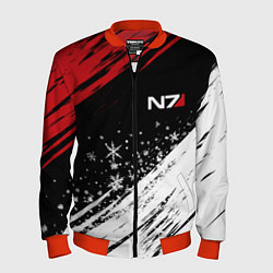 Мужской бомбер Mass Effect - Merry Christmas