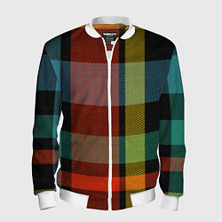 Мужской бомбер Вечер у камина