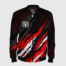 Мужской бомбер Changan - красные языки