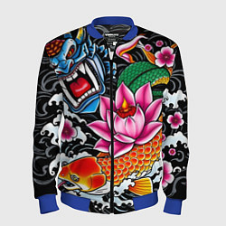 Мужской бомбер Иредзуми татуировка