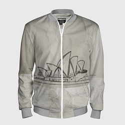 Бомбер мужской Сидней, цвет: 3D-меланж
