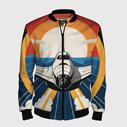 Мужской бомбер Скоростной ретро самолет