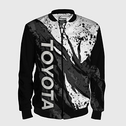 Мужской бомбер Toyota - белый разрыв