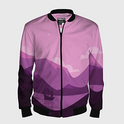 Мужской бомбер Горное озеро