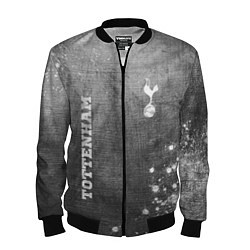 Бомбер мужской Tottenham - grey gradient вертикально, цвет: 3D-черный