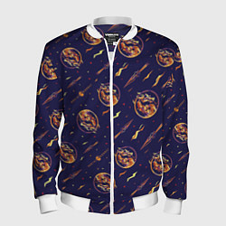 Мужской бомбер Mortal Kombat logo pattern