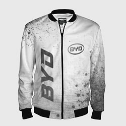 Бомбер мужской BYD - white gradient вертикально, цвет: 3D-черный