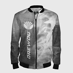 Мужской бомбер Daewoo - grey gradient по-вертикали