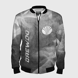 Мужской бомбер Daewoo - grey gradient вертикально