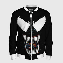 Мужской бомбер Веном жрет