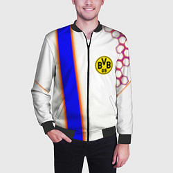 Бомбер мужской Borussia geometry sport, цвет: 3D-черный — фото 2