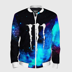 Бомбер мужской Monster energy космос, цвет: 3D-белый