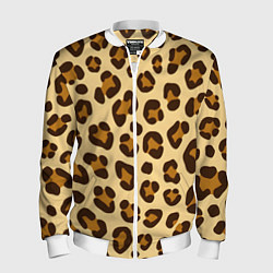 Мужской бомбер Паттерн с пятнами леопарда