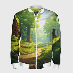 Мужской бомбер Fabulous forest