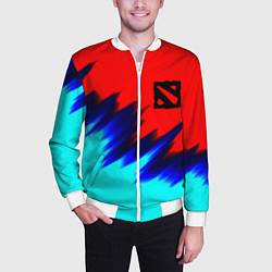 Бомбер мужской Dota краски, цвет: 3D-белый — фото 2