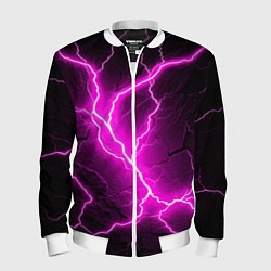 Мужской бомбер The color is pink and black