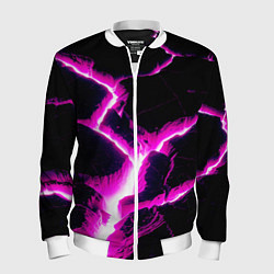 Бомбер мужской Color pink black, цвет: 3D-белый