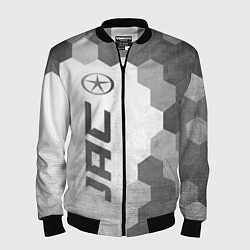 Бомбер мужской JAC - white gradient по-вертикали, цвет: 3D-черный