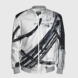 Мужской бомбер Графичная абстракция