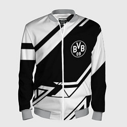 Мужской бомбер Borussia geometry black