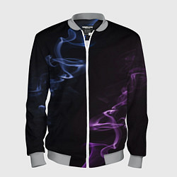 Бомбер мужской Color black blue pink, цвет: 3D-меланж